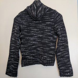 🎏3 for $20🎏 KOOKAI cowl neck, wool-blend, black/gray/white sweater, Size 2